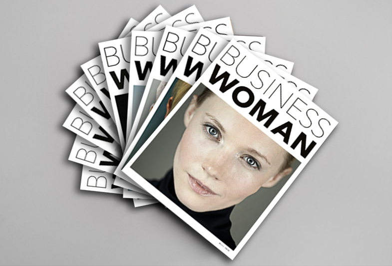 Design obálky časopisu Business Woman