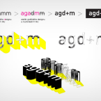 Logotyp Ateliéru grafického designu a multimédií FI MU