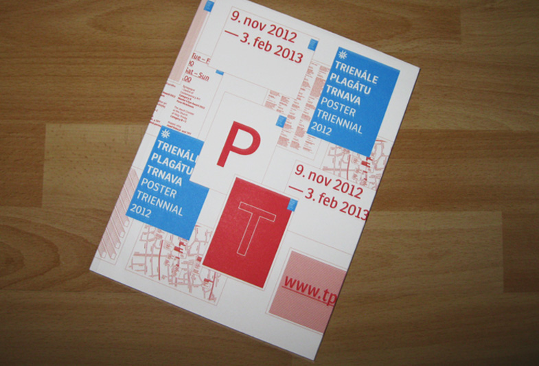 Plakát k 10. výročí Ateliéru grafického designu a multimédií na výstavě Trienále plagátu Trnava